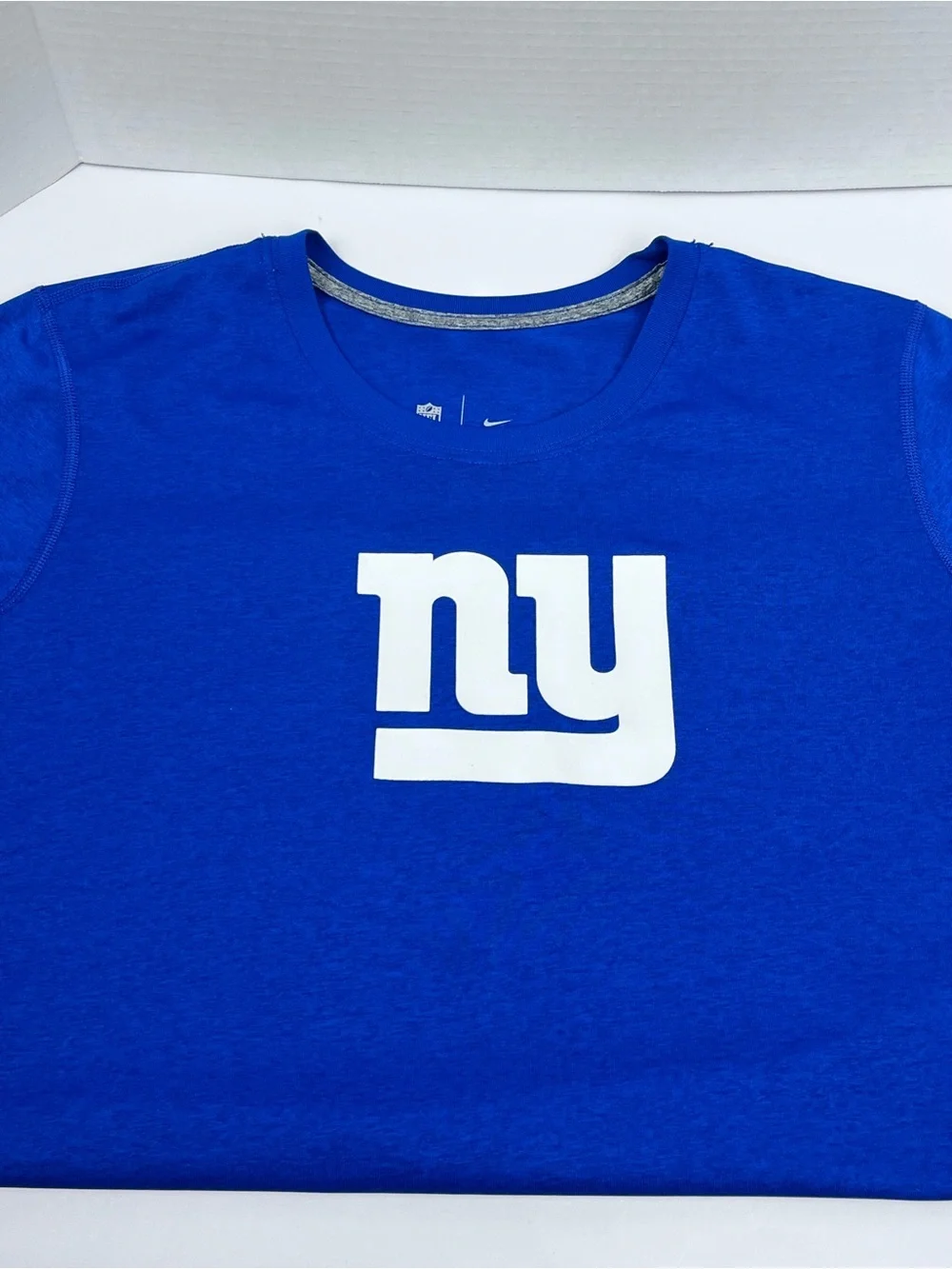Nike x NFL Team Women's Dri-Fit New York Giants Performance Tee Size L; Football